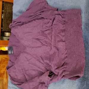 American Eagle scoop neck cinch waist sweater